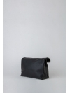 Black folded pounch bag