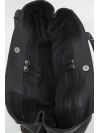 Black seamed handbag