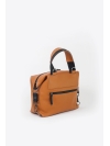 Tabac leather convertible bag