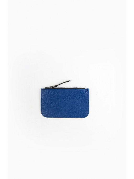 Lapis blue card case wallet