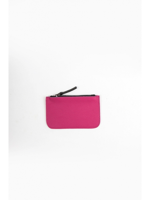 Fuchsia card case wallet