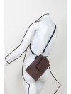 Brown bag and wallet set
