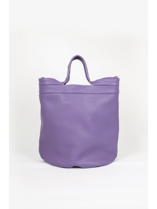 Large purple tote bag