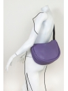 Purple small hobo bag