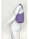 Purple top-handle bag