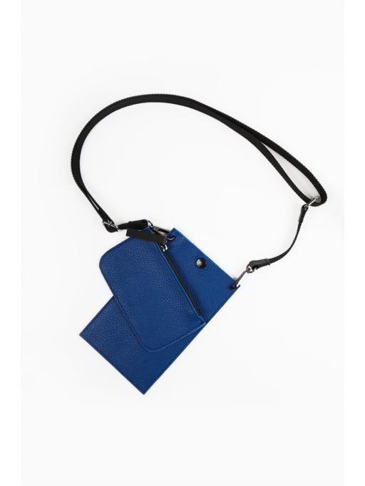 Lapis blue mobile purse and wallet set