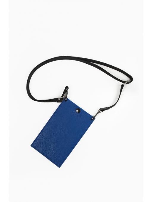 Lapis blue mobile purse