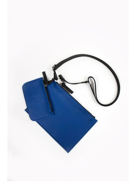 Lapis blue bag and wallet set