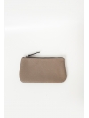 Taupe accessories pouch