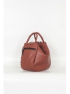 Terracotta convertible handbag