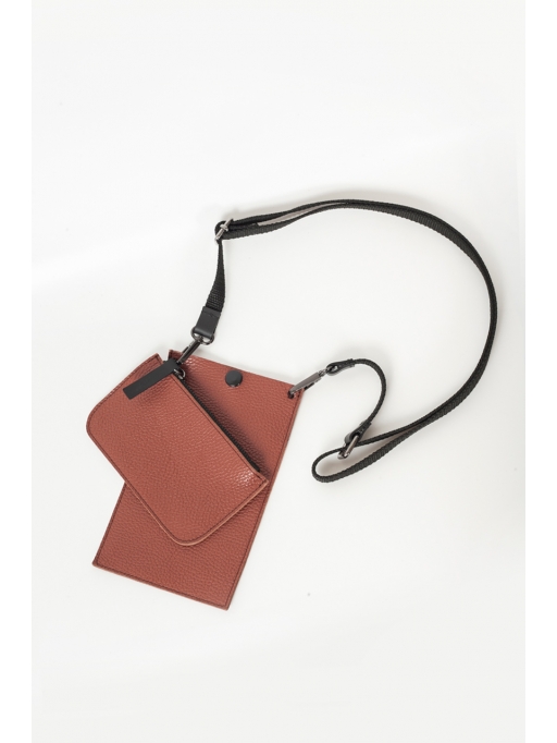 Teracotta mobile purse and wallet set