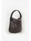 Dark brown large hobo bag