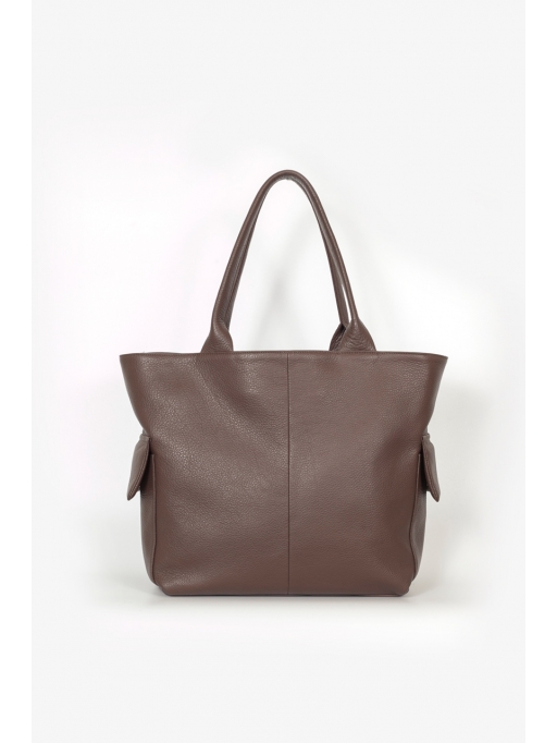Brown shopper bag