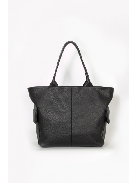 Black shopper bag