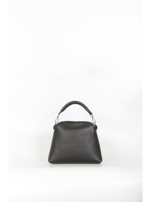 Black top-handle bag