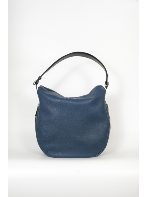 Blue large hobo bag