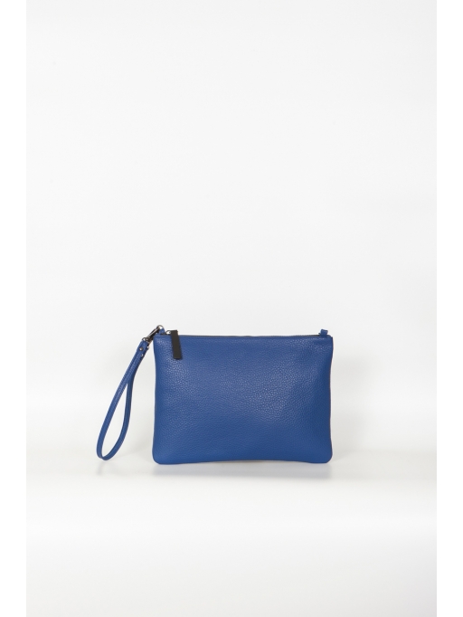 Lapis blue slim shoulder bag