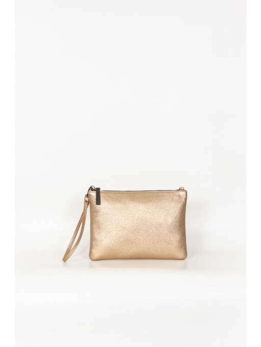 Gold slim shoulder bag